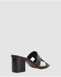 Dune London - Jupe - Black Leather