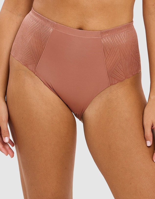 Sans Complexe - Daily Softness High Waist Brief with Lace