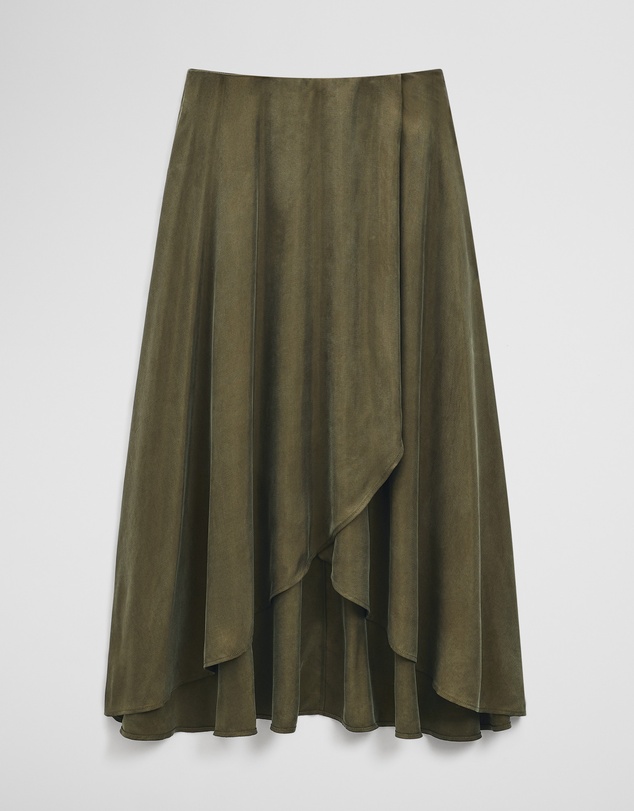 Country Road - Asymmetrical Hem Skirt