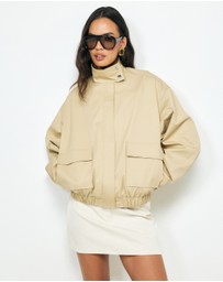 AERE - Ines Funnel Neck Bomber