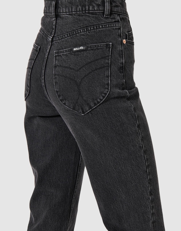 Rolla's - Loulou Straight Jean Long - Black Sand