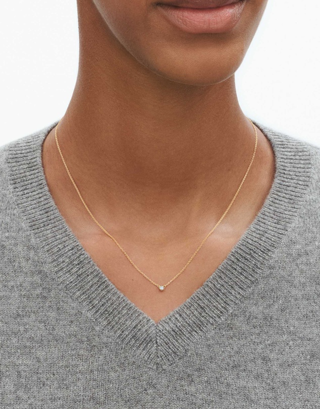 Georg Jensen - Signature Diamond Pendant