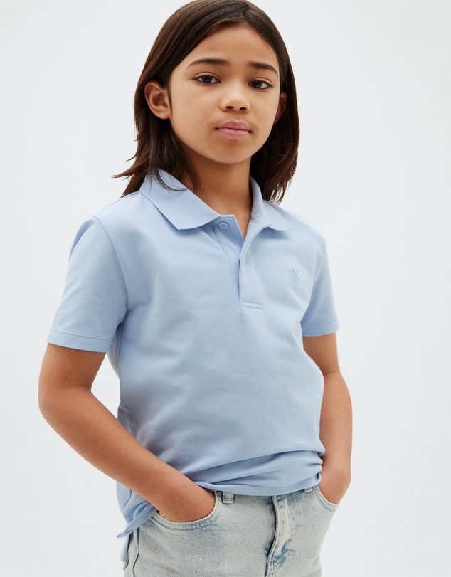 Calvin Klein Jeans - Boys Solid Pique Polo Shirt