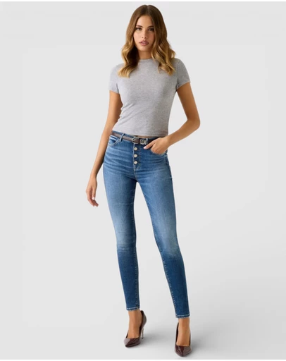 GUESS - High Rise 1981 Button Jean