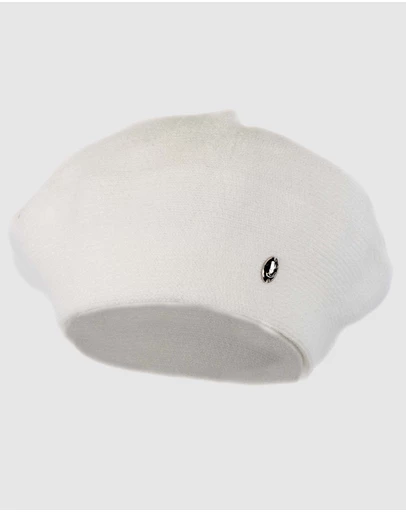Max Alexander - European Made Cream Soft Wool Beret