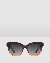 Hawkers Co - HAWKERS - Fusion Brown AUDREY Sunglasses for Men and Women UV400