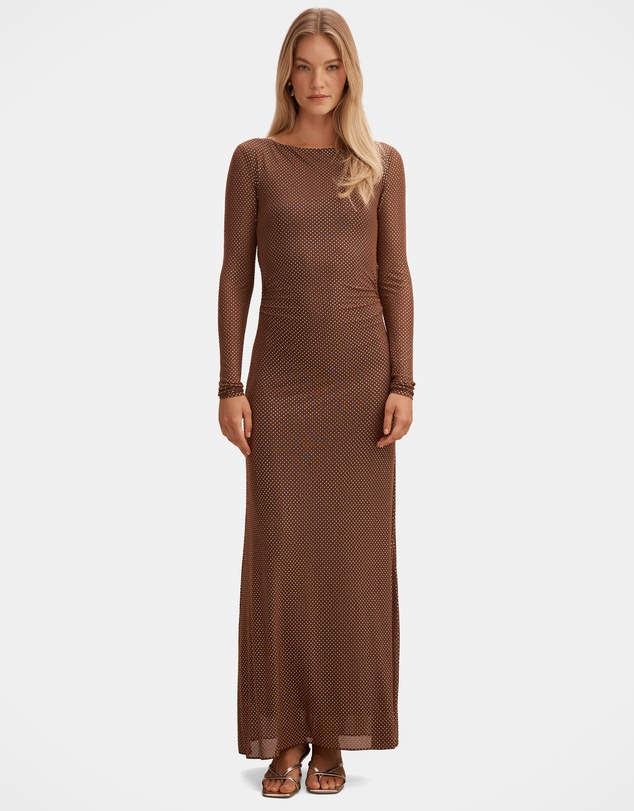Forever New - Wren Cowl Neck Back Maxi Dress