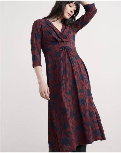 Windswept Floral Burgundy