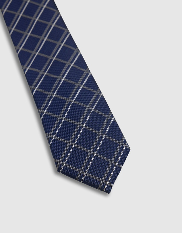 Oxford - Malcolm Check 7Cm Silk Tie