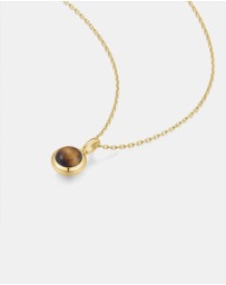 Ania Haie - Ania Haie Gold Tiger Eye Pendant Necklace