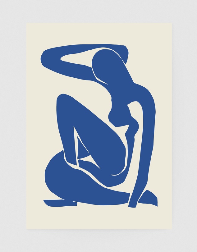 Inka Arthouse - Blue Nude by Henri Matisse Art Print