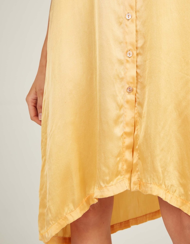 Primness - Glossed Shirt Dress