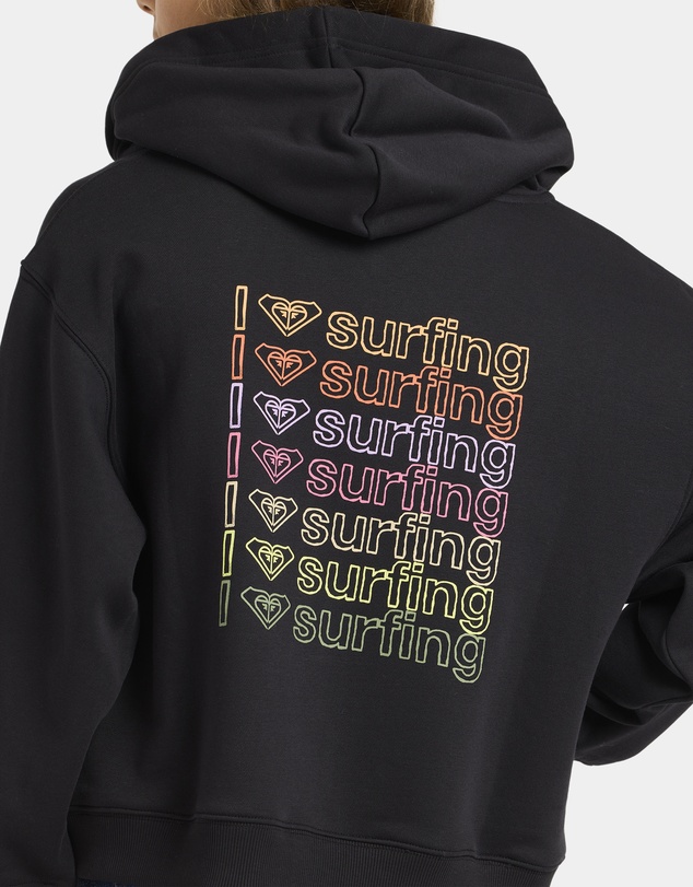 Roxy - Girls 4 to 16 Midnight Hike Brushed Zip Up Hoodie