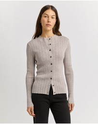 Toorallie - Variegated Rib Cardigan