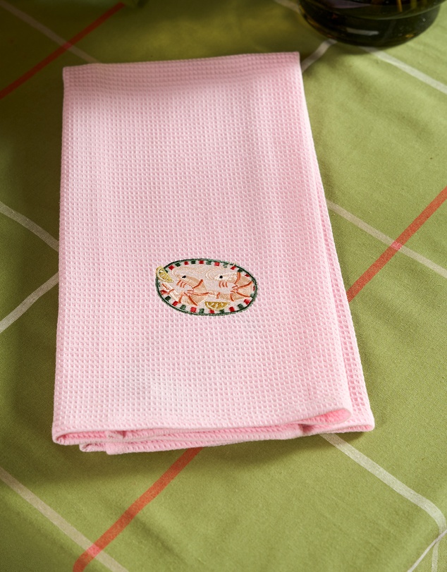Linen House - Embroidered Tea Towel