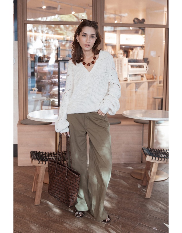 Petal & Pup - Brynn Straight Leg Pants - Khaki