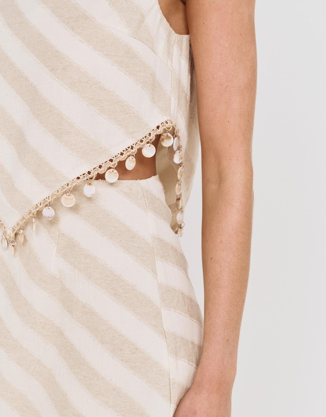 MINKPINK - Kaia Shell Tassel Top
