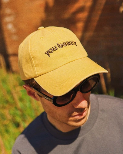 Skwosh - You Beauty Men's Cap in Mustard
