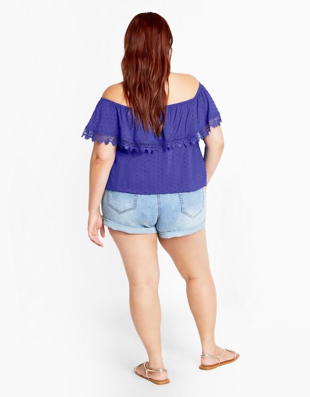 City Chic - Spot Sara Top