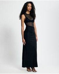 Lover - Odette Lace Contrast Maxi Dress