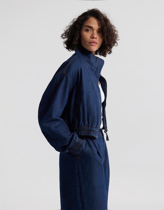 Oxford - Nikita Denim Bomber Jacket
