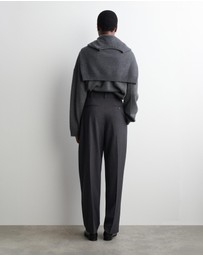 COS - Pleated Wool-Blend Barrel-Leg Trousers