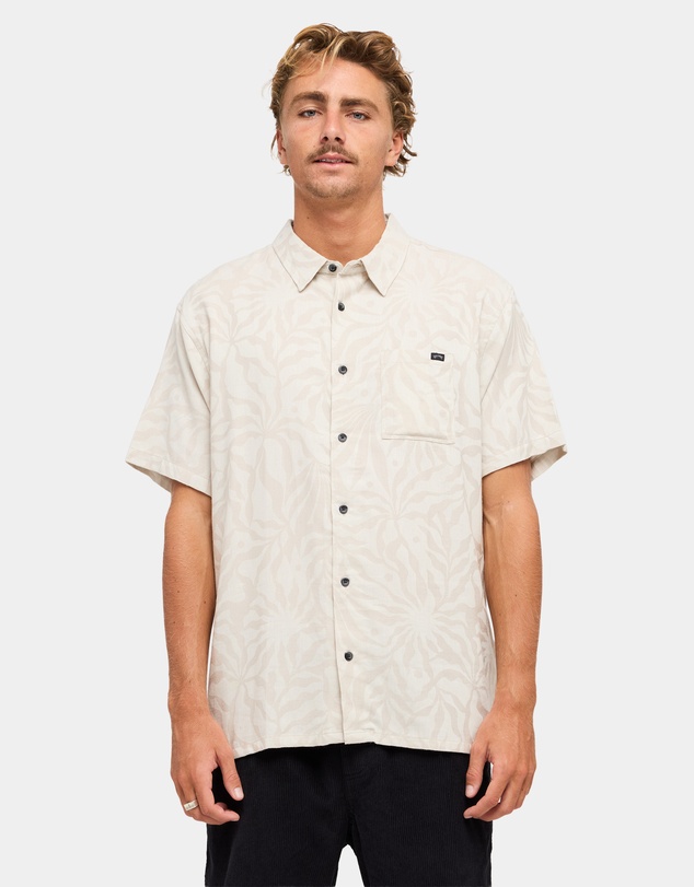 Billabong - Mens Sundays Jacquard Short Sleeve Shirt