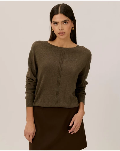 Tussah - Grace Boat Neck Jumper