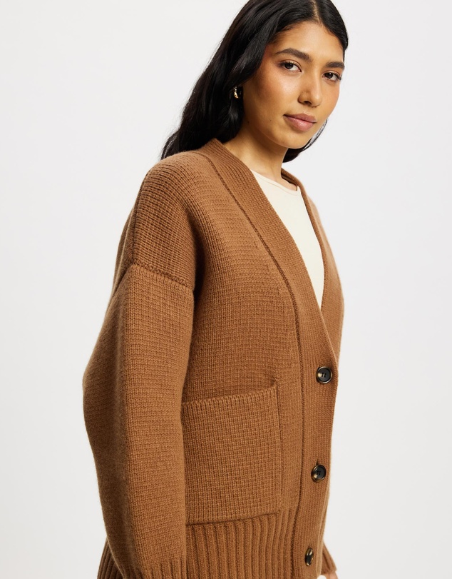 White By FTL - Amber Merino Cardigan