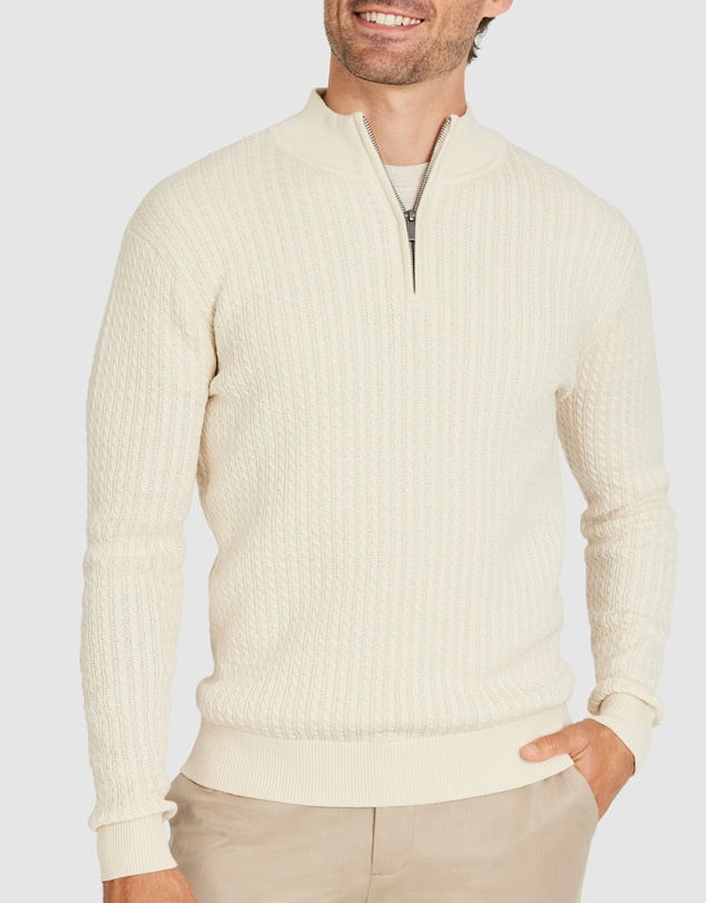 Tarocash - Charly Cable Zip Knit
