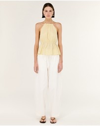 Staple the Label - Zeno Halter Top