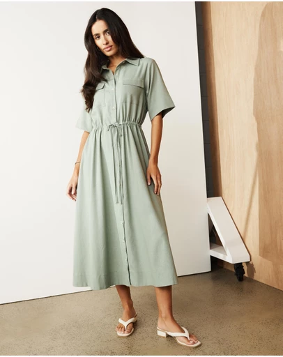 Atmos&Here - Mara Midi Shirt Dress