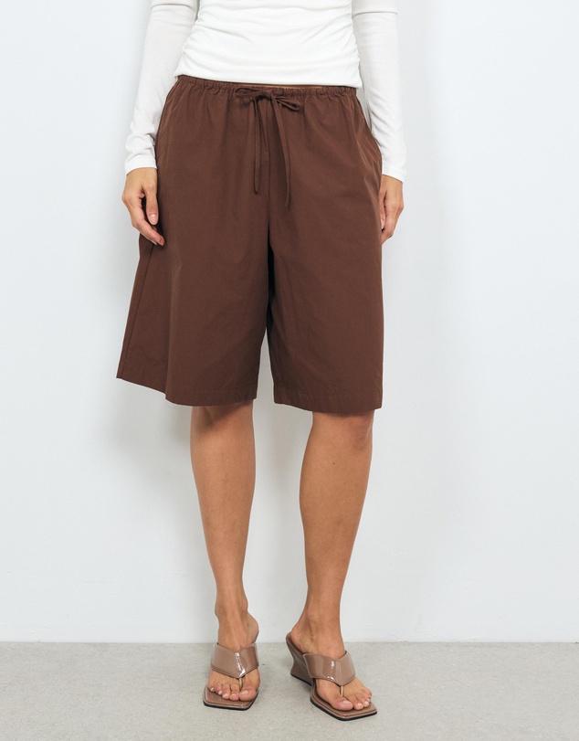 AERE - Kirra Poplin Bermuda Shorts
