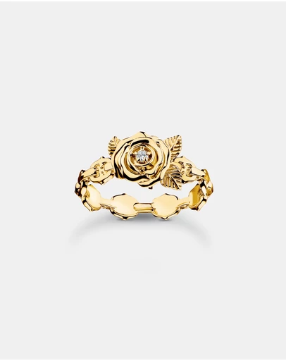 THOMAS SABO - Romance Ring Gold Rose