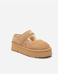 Ozwear Connection Uggs - Ugg Mary Jane Emb Logo Platform