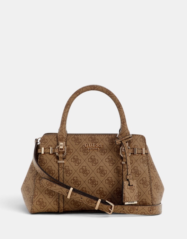 GUESS - Leona Logo Small Multi Compartment Satchel Bag