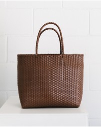 Mimmi Terra - Woven Eco Tote Cioccolato