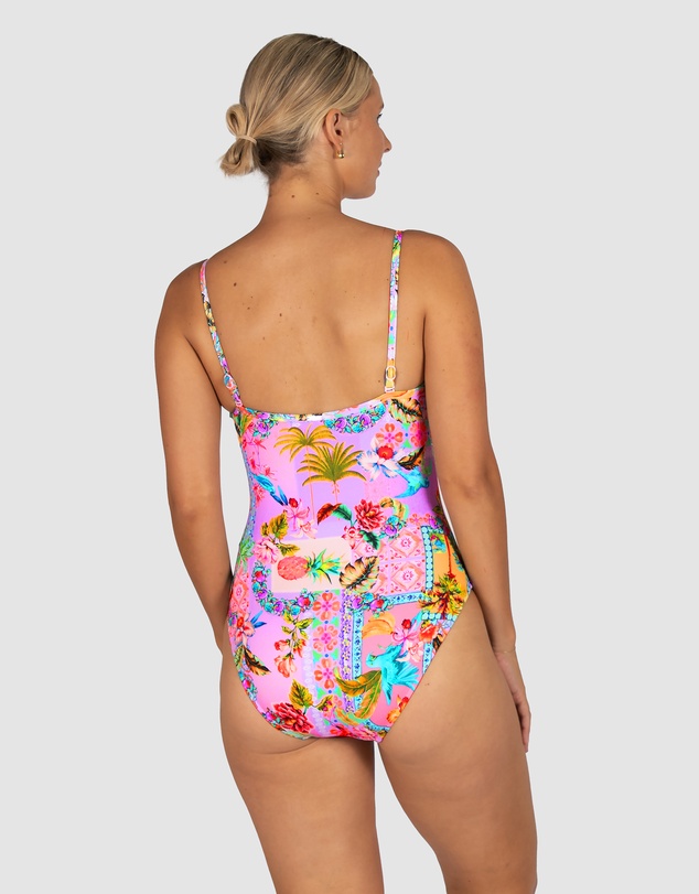 Baku Swimwear - Sardinia D-E Tie Front One Piece Swimsuit
