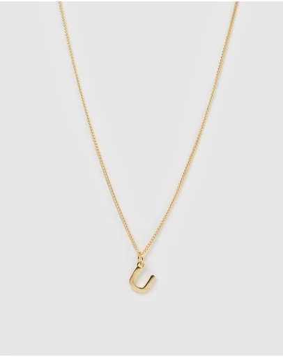 Izoa - Alphabet Letter U Necklace