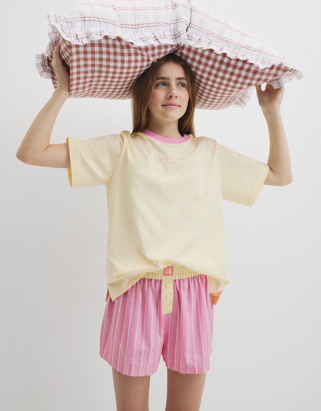 Country Road - Teen Australian Cotton Short Sleeve Stripe Sleep Set