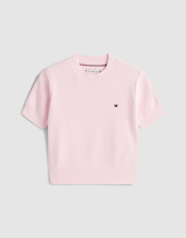 Tommy Hilfiger - Short Sleeve Chenille Sweater - Teens