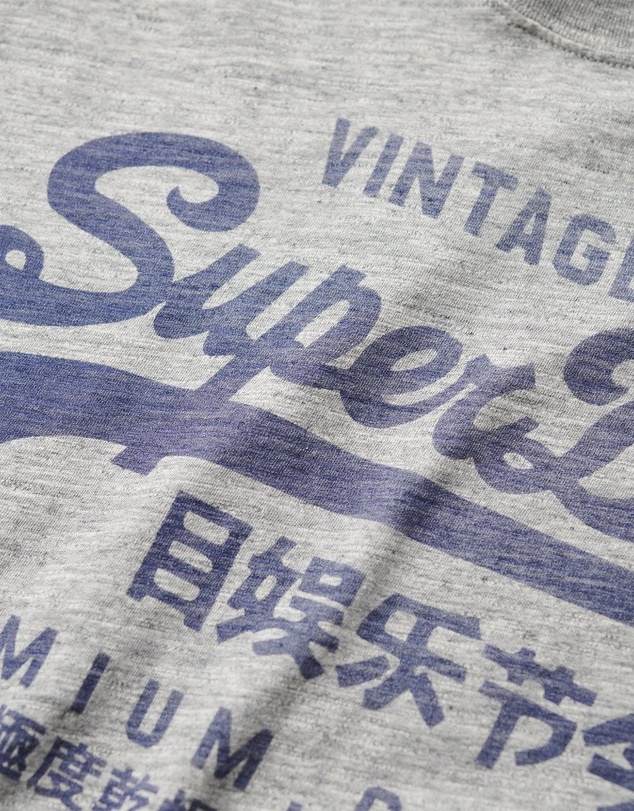 Superdry - Classic Vintage Logo Graphic Long Sleeve Top