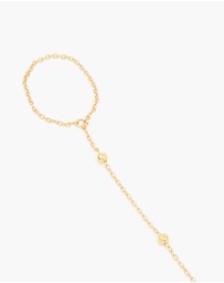 Lovisa - Waterproof Gold Plated Stainless Steel Ball Detail Hand Chain