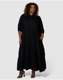 Sunday In The City - Wild Halo Midi Shirt Dress