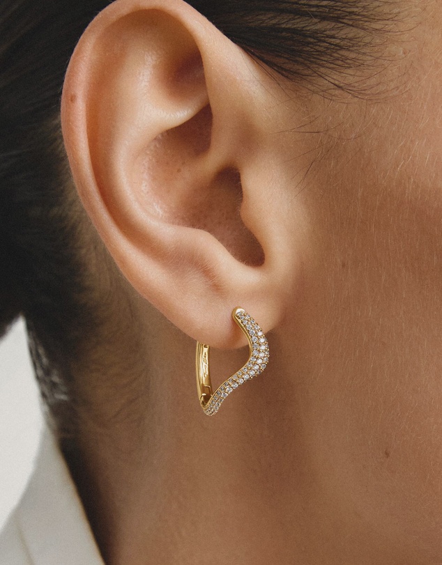THOMAS SABO - THOMAS SABO Hoop earrings with zirconia