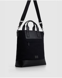 Evity - Owen Canvas/Leather Tote Bag