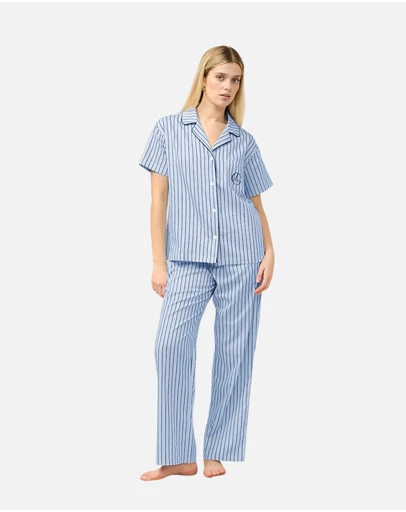 Gingerlilly - Lisa Stripe Long Pant PJ Set