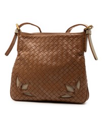 Pre-Loved by Azura Reborn - Pre-Loved Nappa Intrecciato Cutwork Crossbody