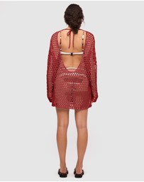Zulu & Zephyr - Crochet Knit Tunic Dress