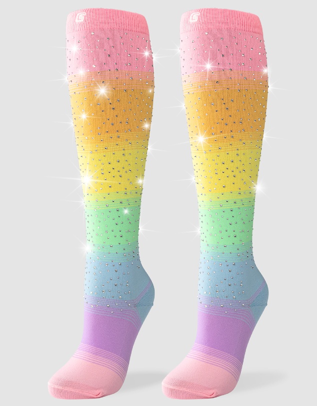 Crazy Skates - Crazy Socks Diamond Magic Knee-High Socks